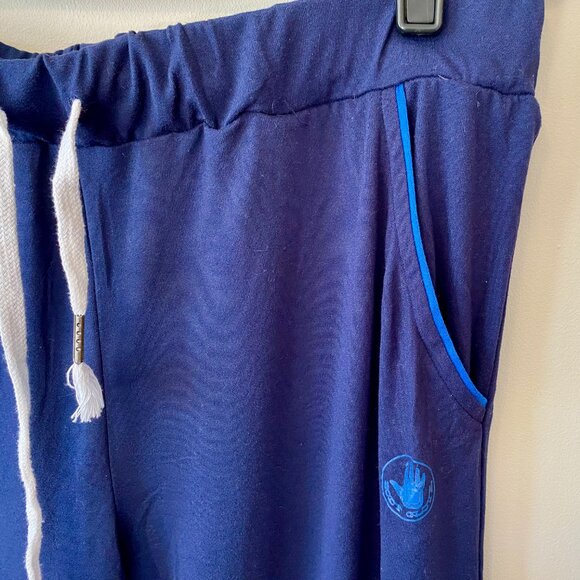 Body Glove Size Large Navy Blue Sweatpants Joggers Loungewear PJs - Picture 3 of 8